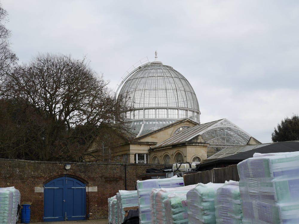 Syon House - seen through the garden centre!