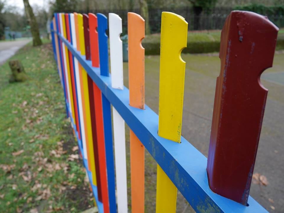 Fence along the capital ring
