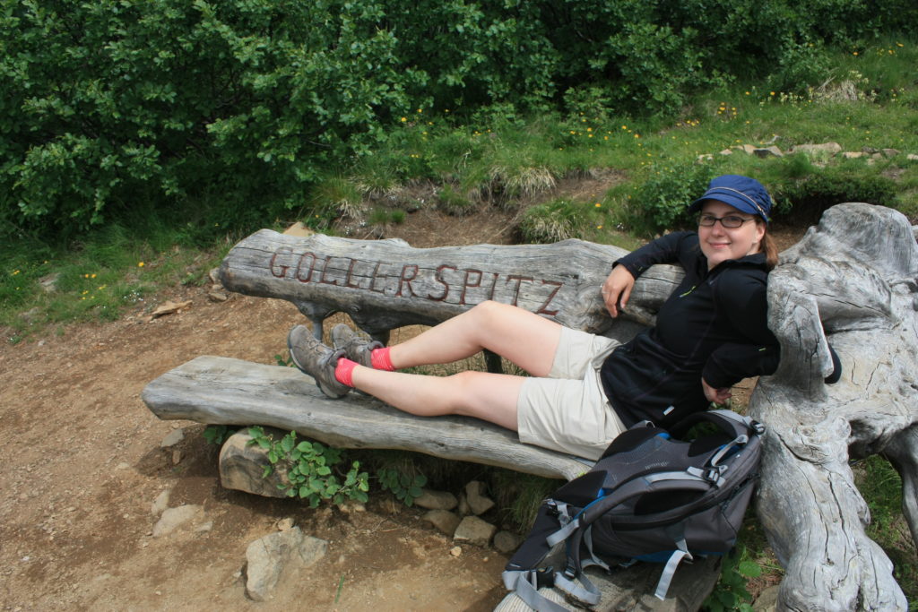 Modelling the Gollerspitz bench