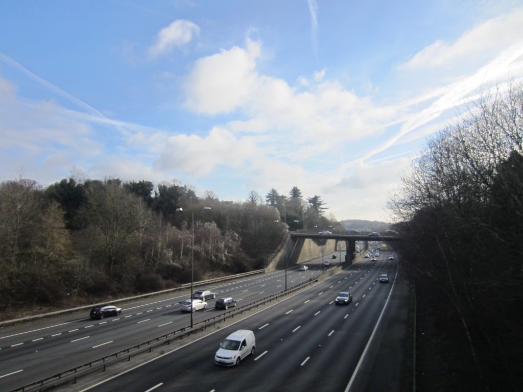 Our first view of the M25