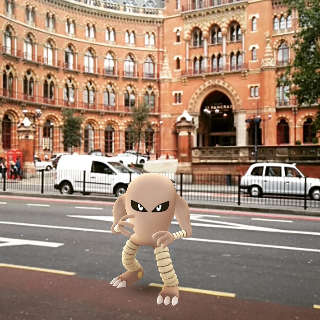 Creepy ninja fella in Kings Cross