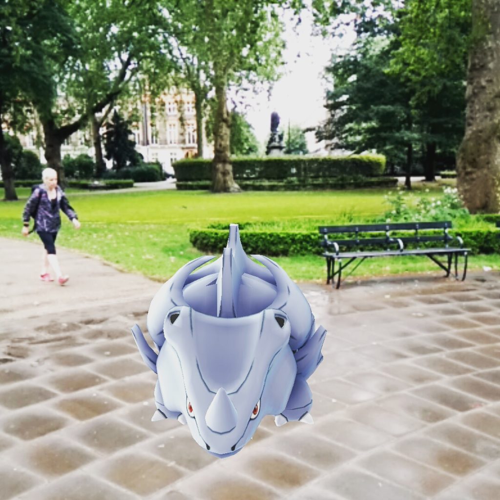 Rhinos in Russell square