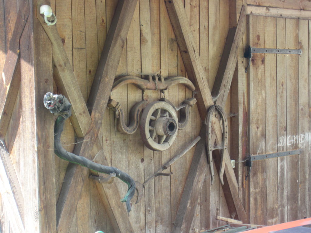 Even the farming tools look picturesque