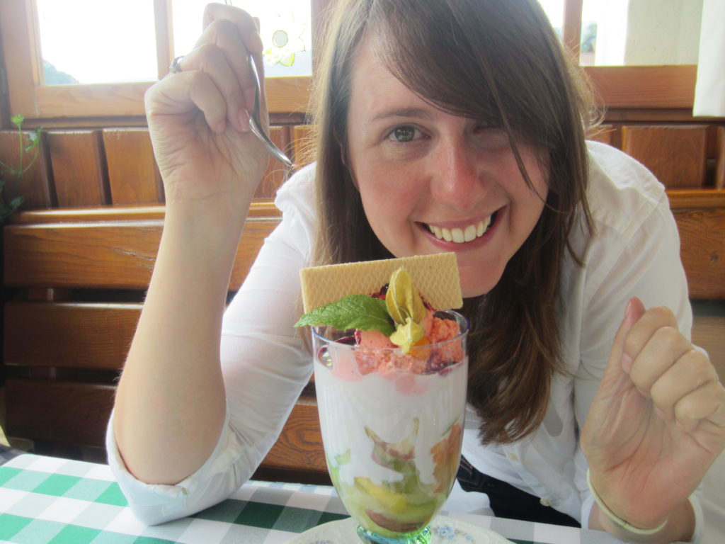 I was quite chuffed with my red nose and amazing parfait