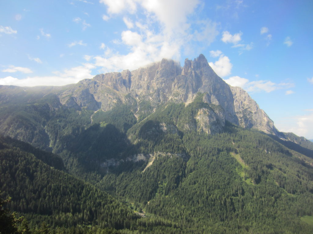 The amazing Schlern/Sciliar from the side