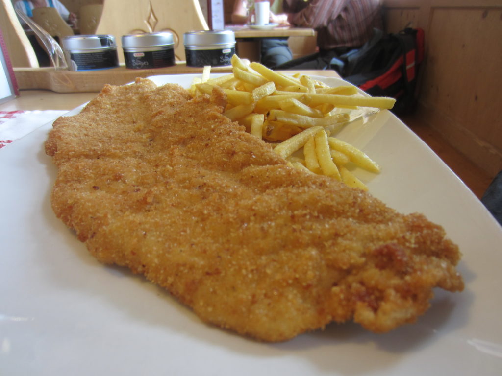 Schnitzel for lunch