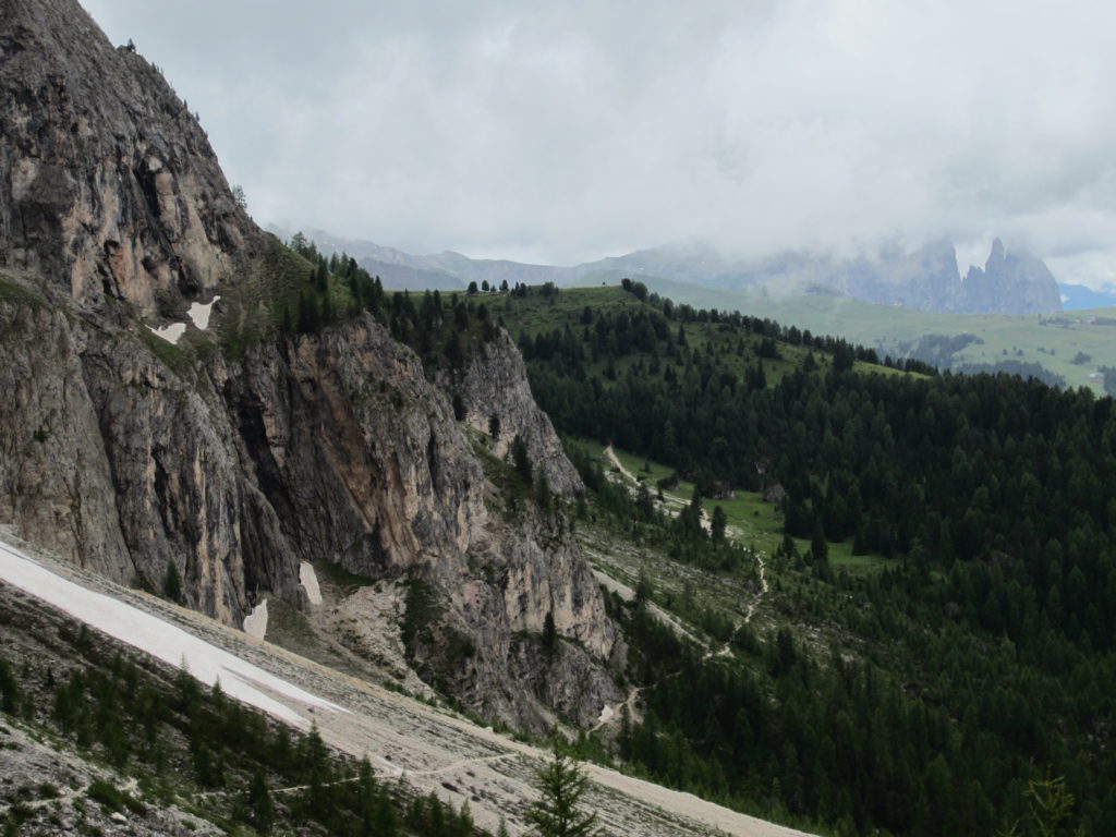 View back over to Schlern/Sciliar