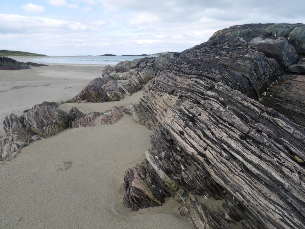The rocks by Glassilaun's stream