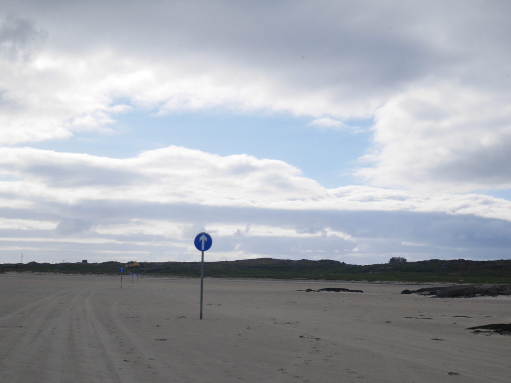 Driving on the sand