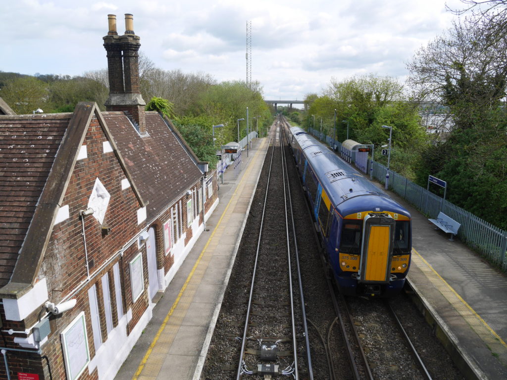 The station in Cuxton