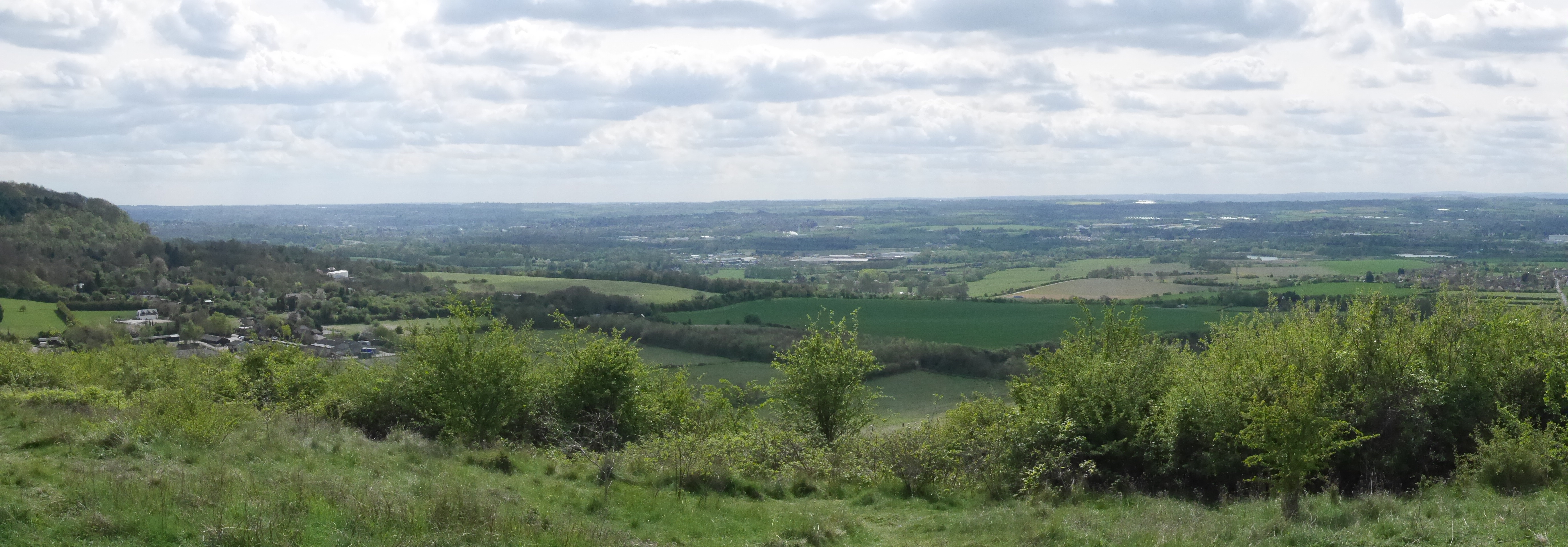 The view from Blue Bell Hill