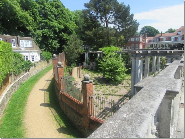 Pergola looking to the main path