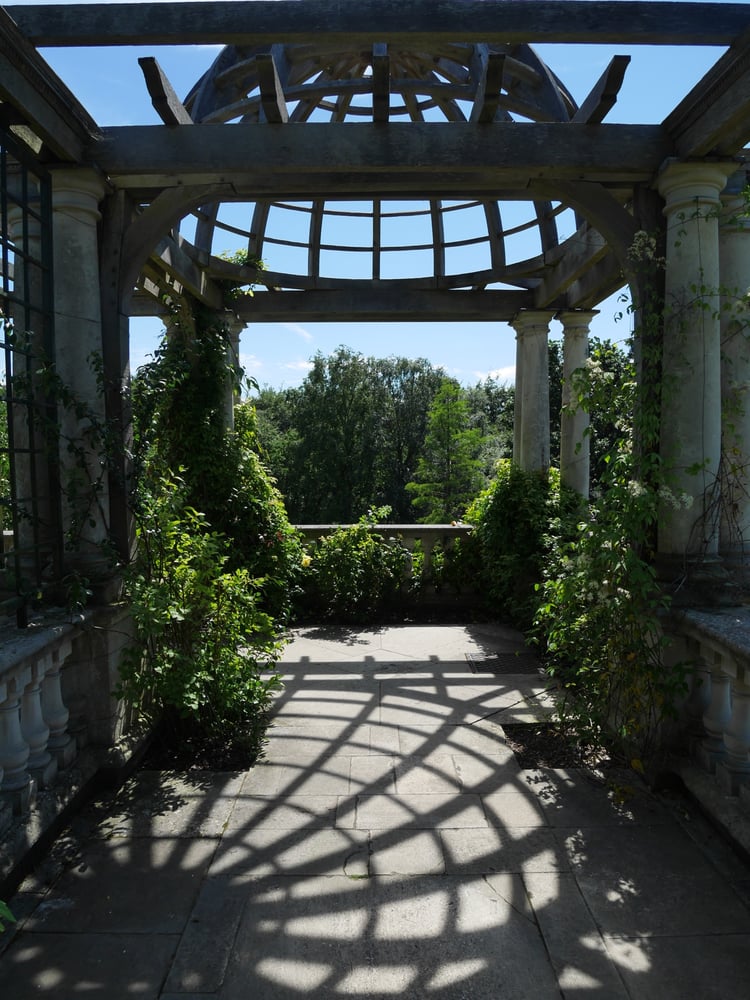Pergola shadows