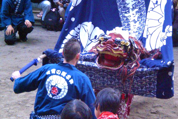 The Lion taking a sword from Rob