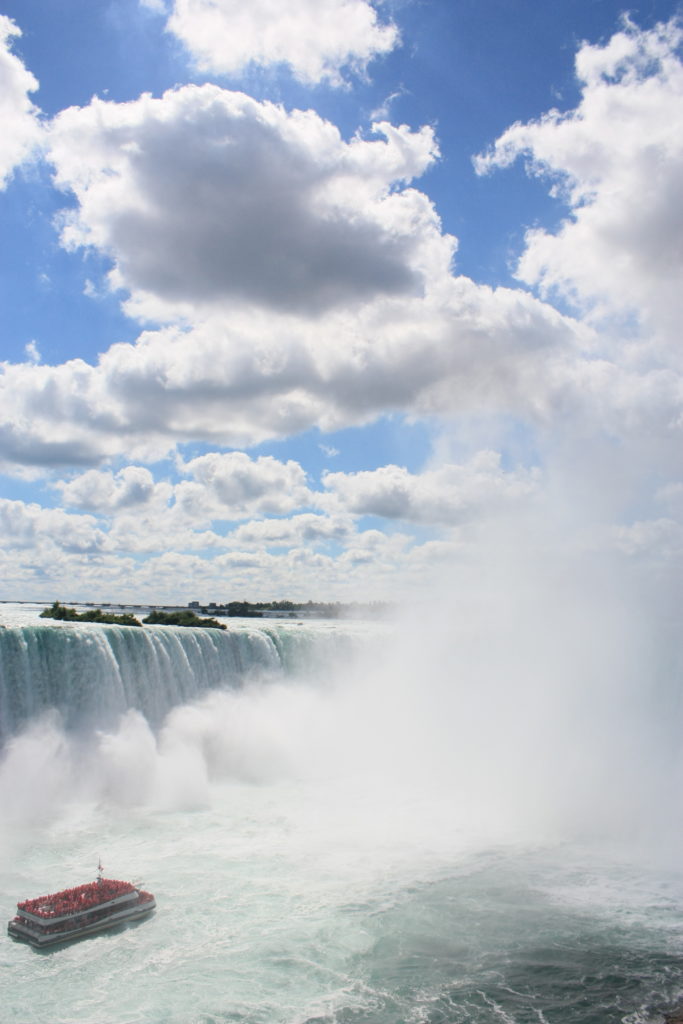 View down to Niagara