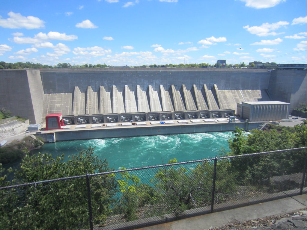 Huge hydro power station