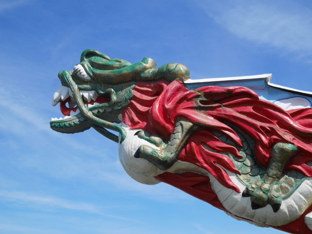 Empress of Japan's dragon figurehead