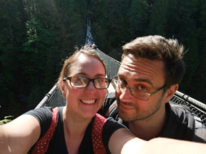 We're on Capilano Suspension bridge