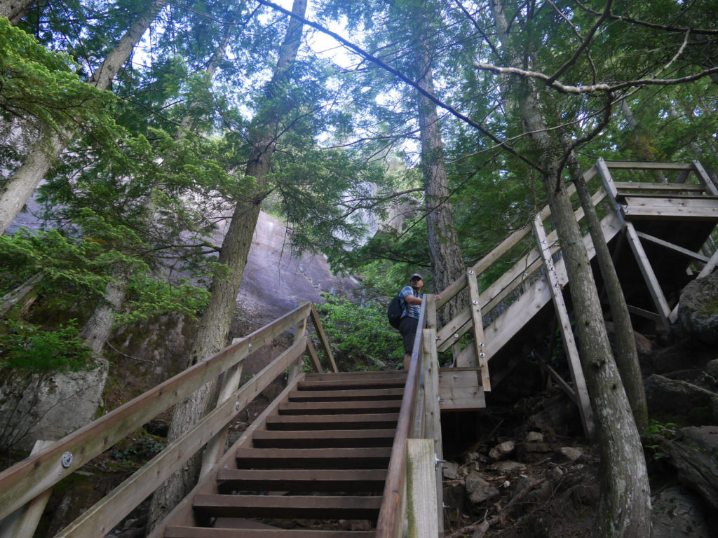 At the start, it is a bit like the Grouse Grind