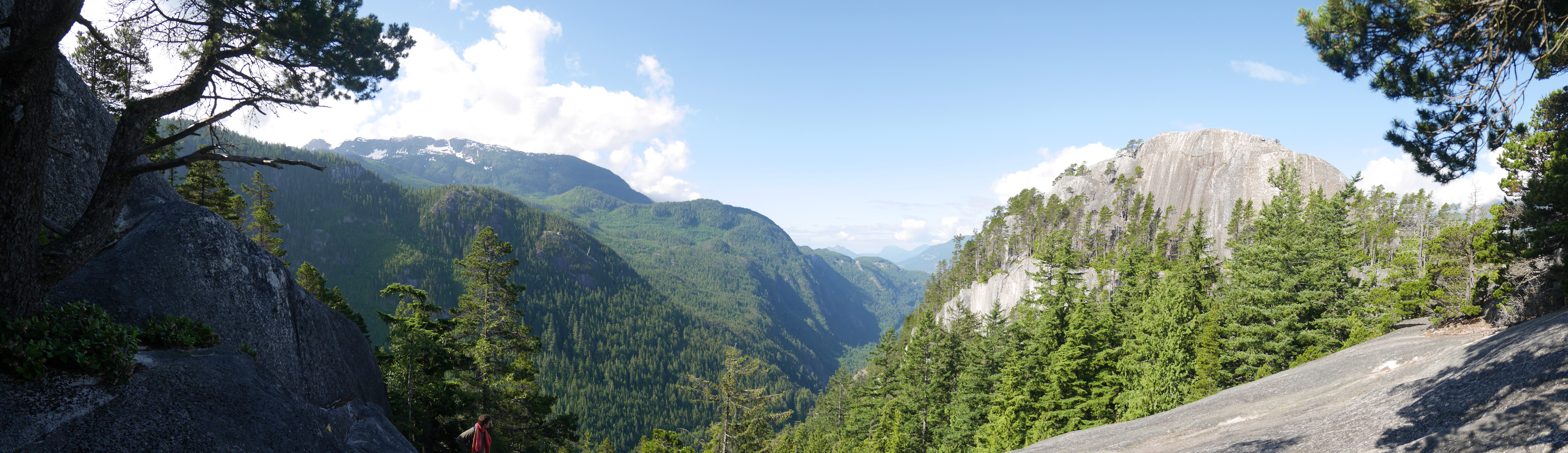 View to Stawamus Chief's first peak
