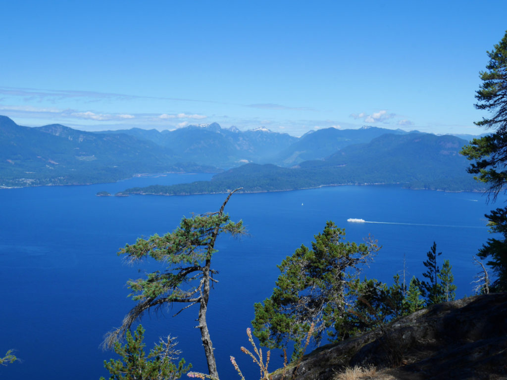 Views from Mount Gardners first viewpoint