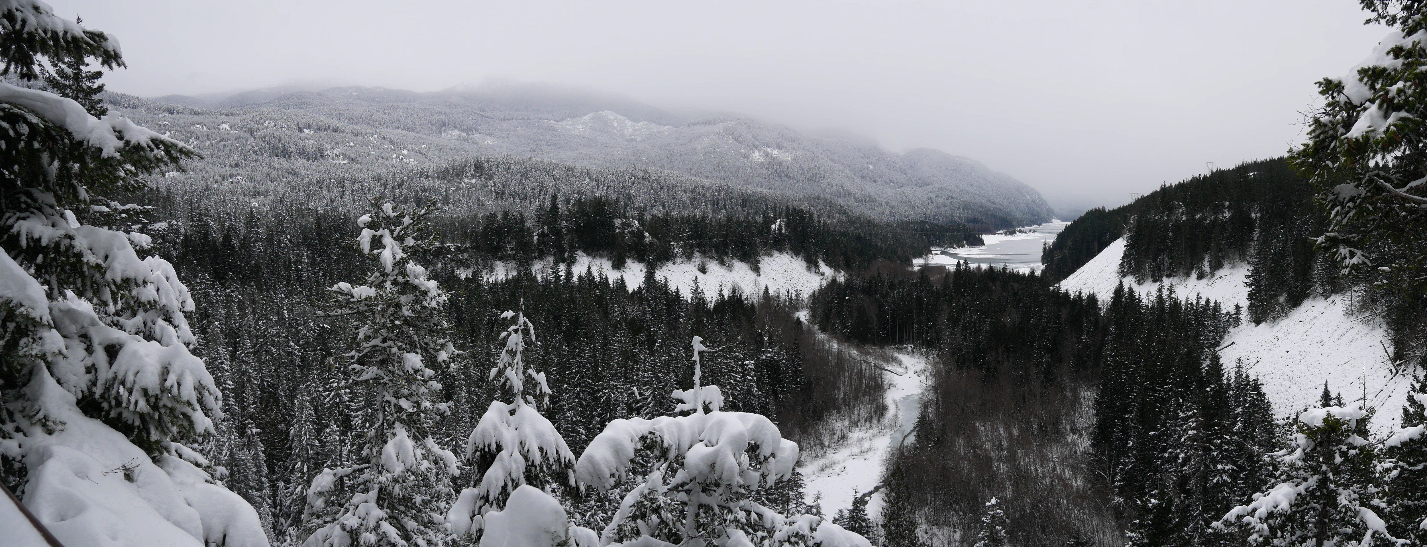 Panorama towards Whistler
