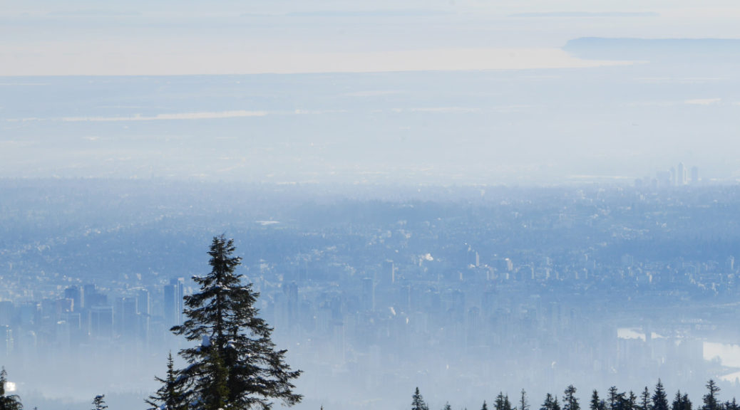 Vancouver from Hollyburn Mountain
