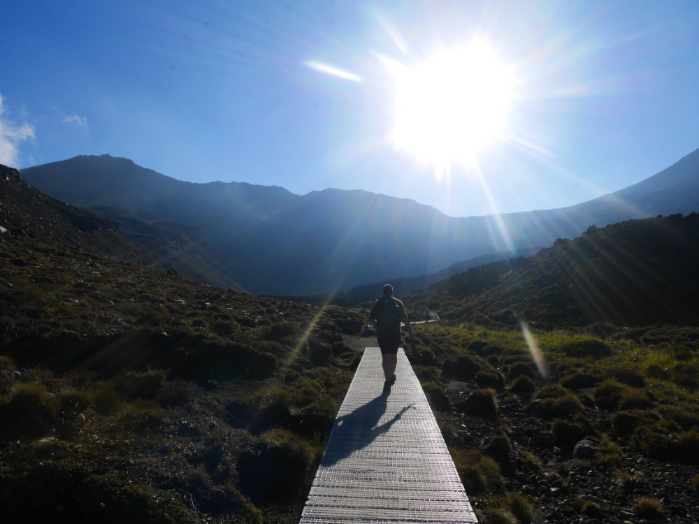 Mount Tongariro in the background