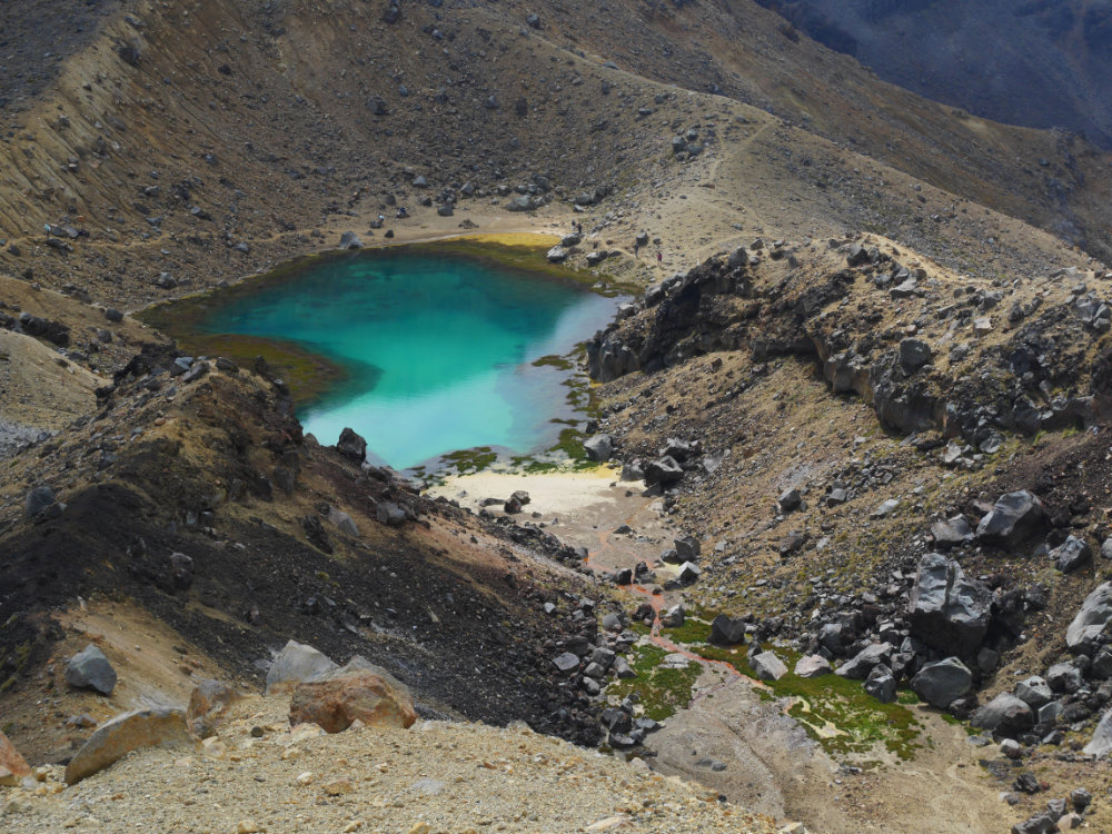 The darkest emerald lake