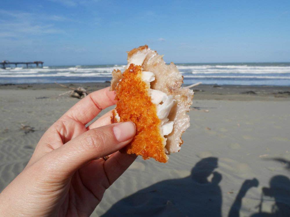 Fish and chips on Brighton Beach