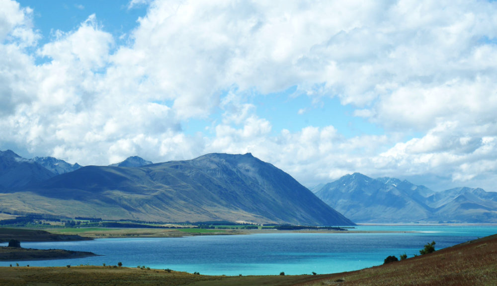 Lake Tekapo view from the peninsular walk