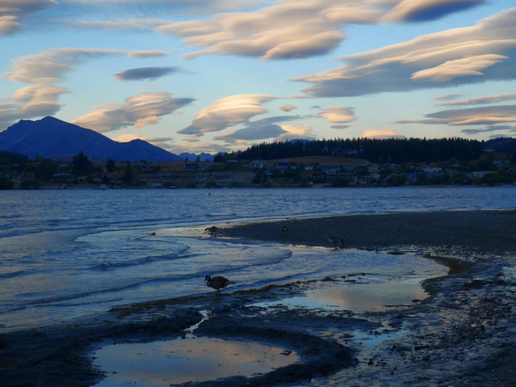 Sunset over Lake Wanaka