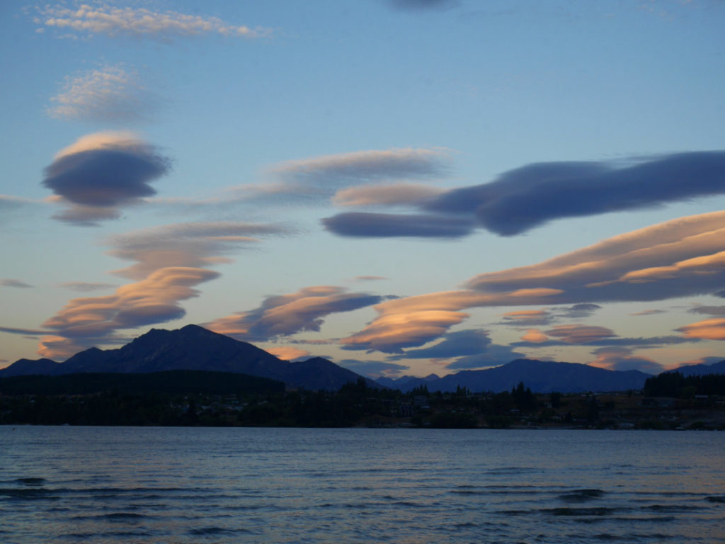 Sunset over Lake Wanaka