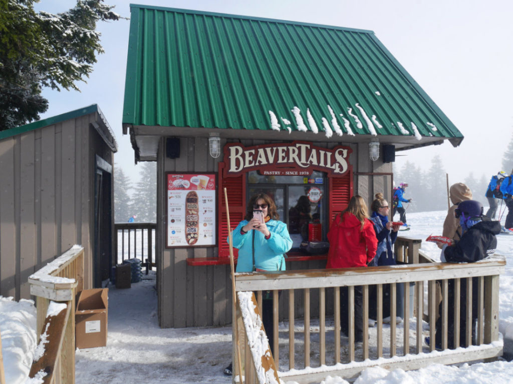 Beavertails in the snow
