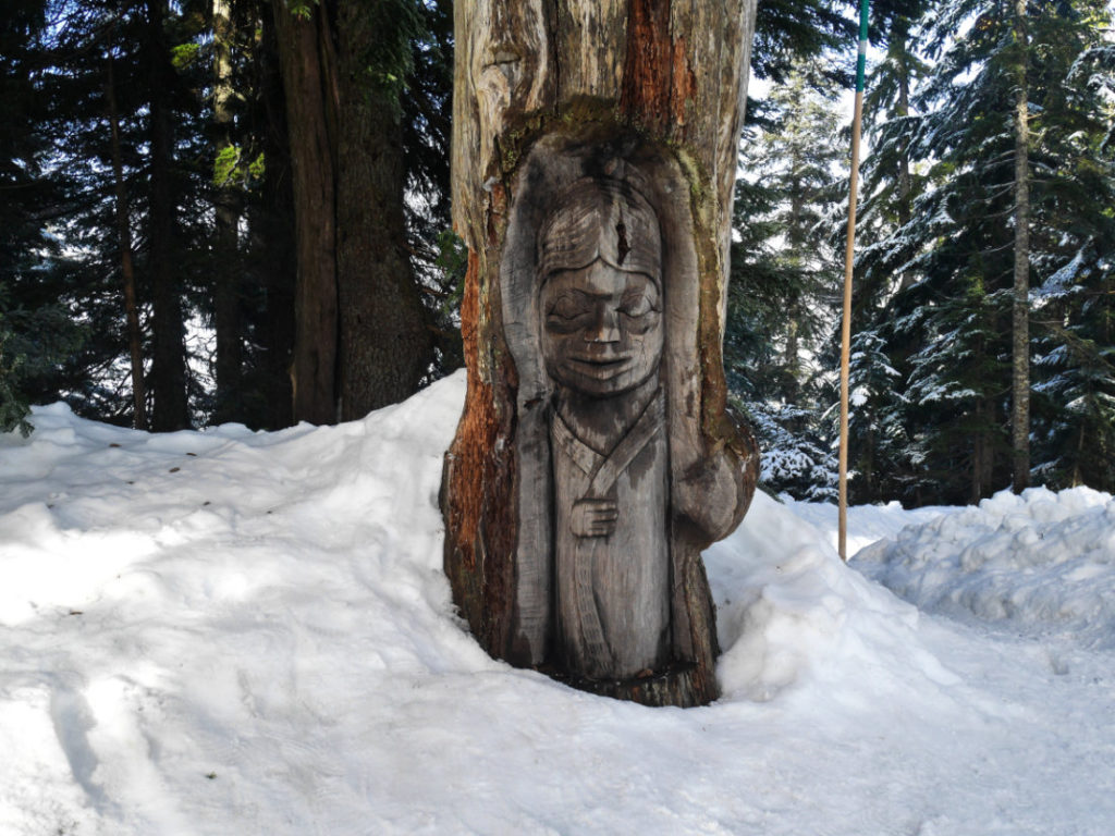 Sculptures in the snow