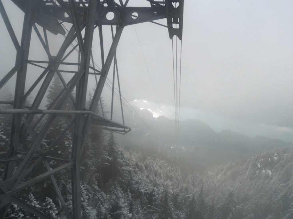 View from Grouse Mountain skyride