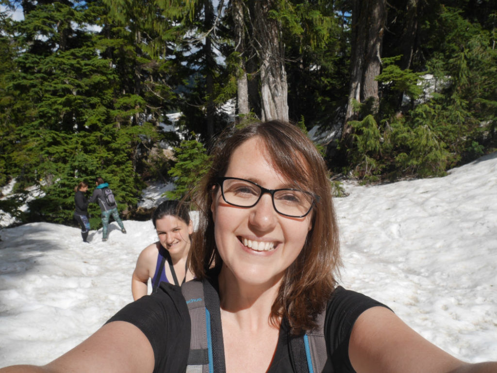 Clazz and I in the snow