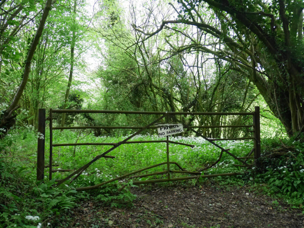 Rusty country gate