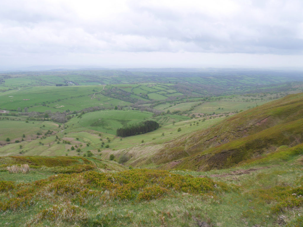 View down from Hay Bluff