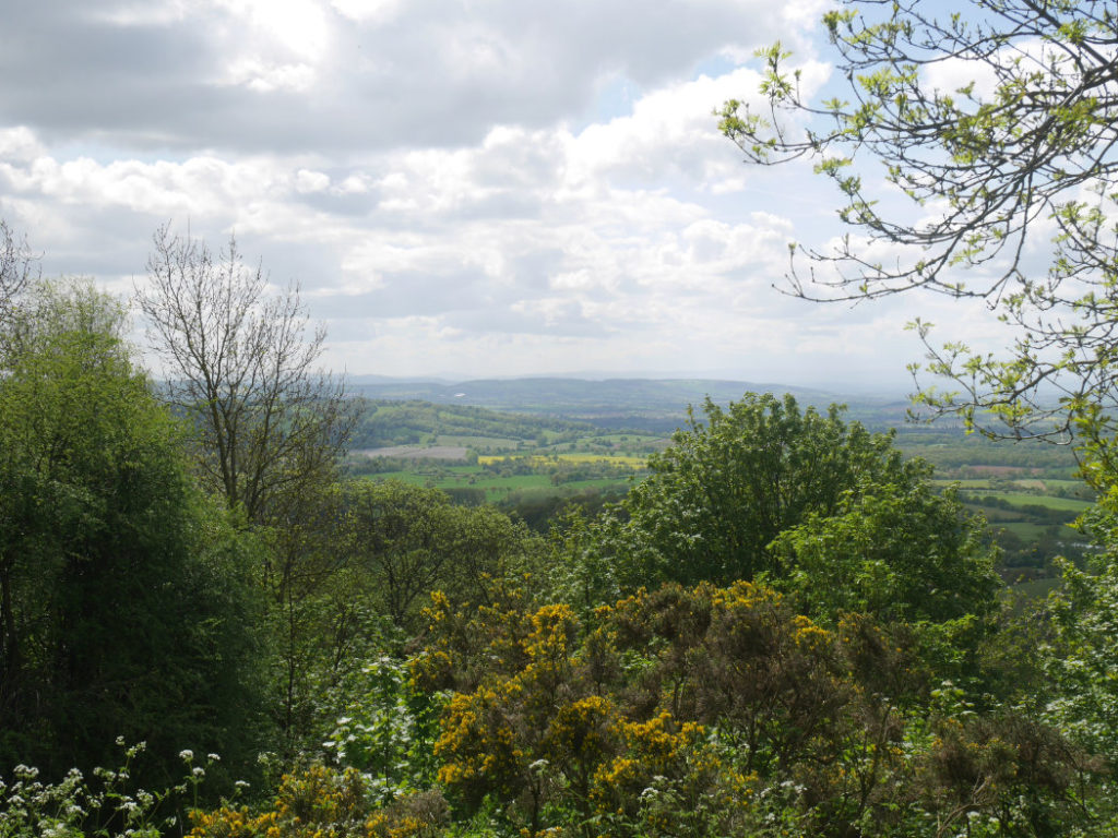 Peaking from the Malvern Hills