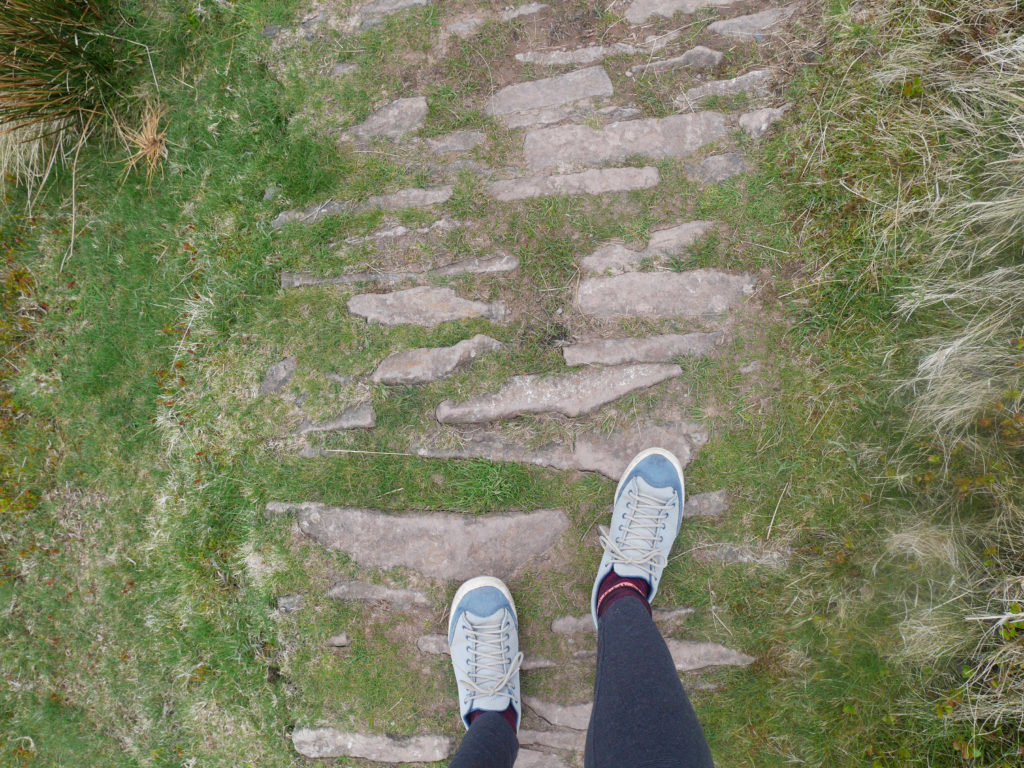 The path is easy to follow