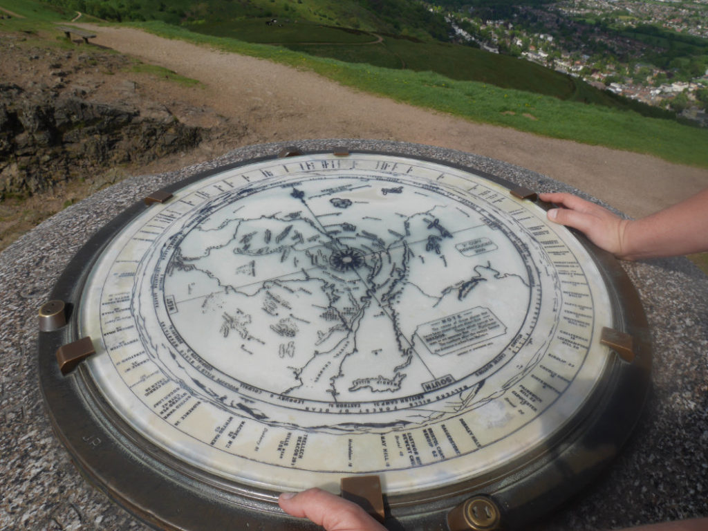 Worcestershire Beacon toposcope