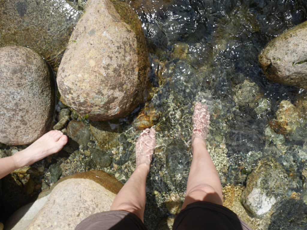 Dip in Lynn Creek