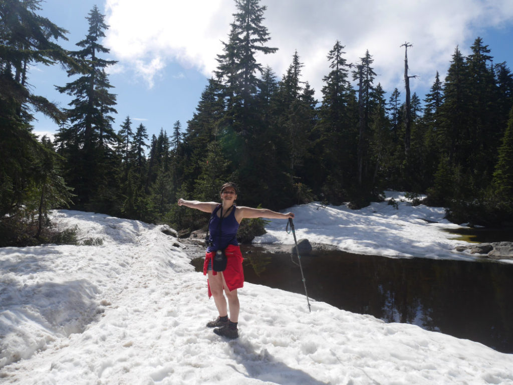 More snowy lakes
