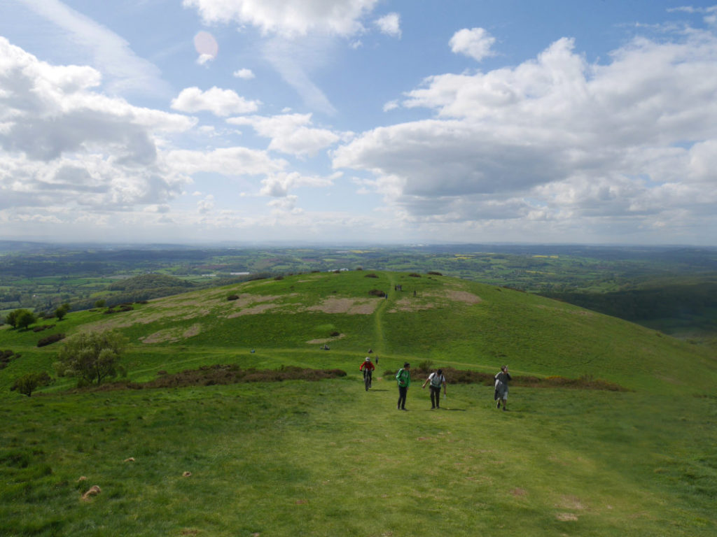 Looking down to Table Hill