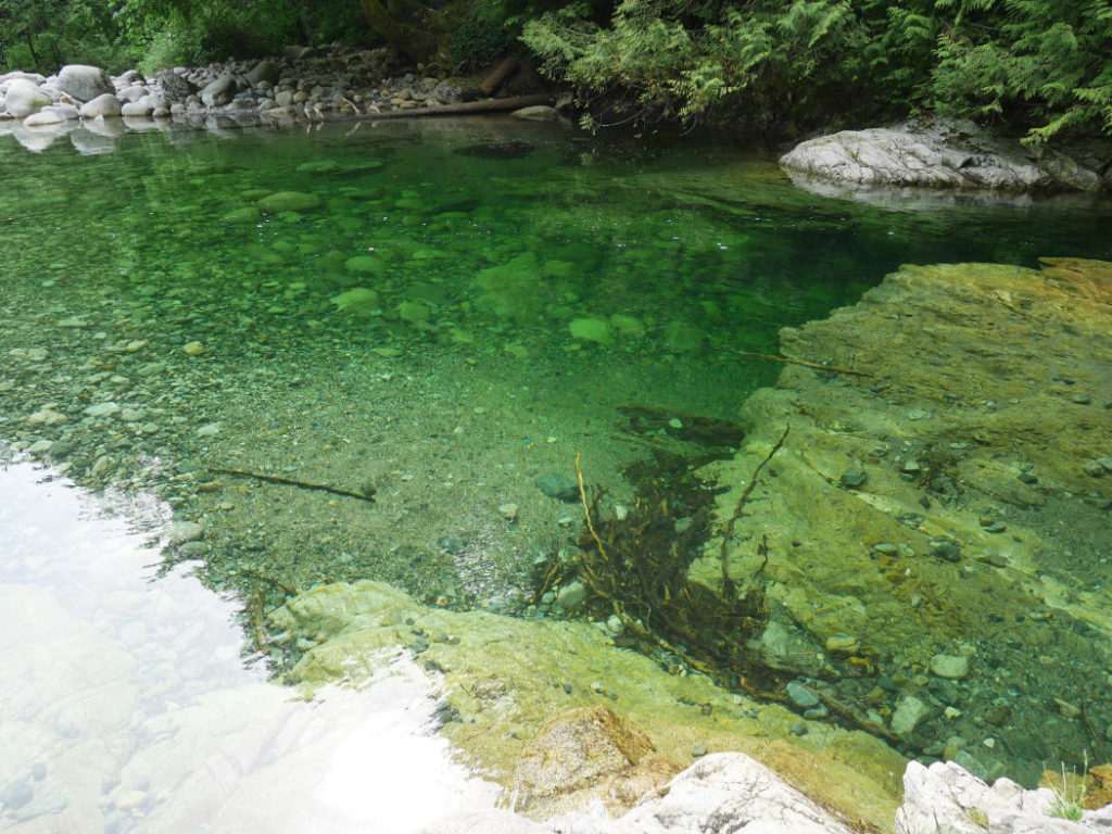 30 foot pool in Lynn Canyon Park