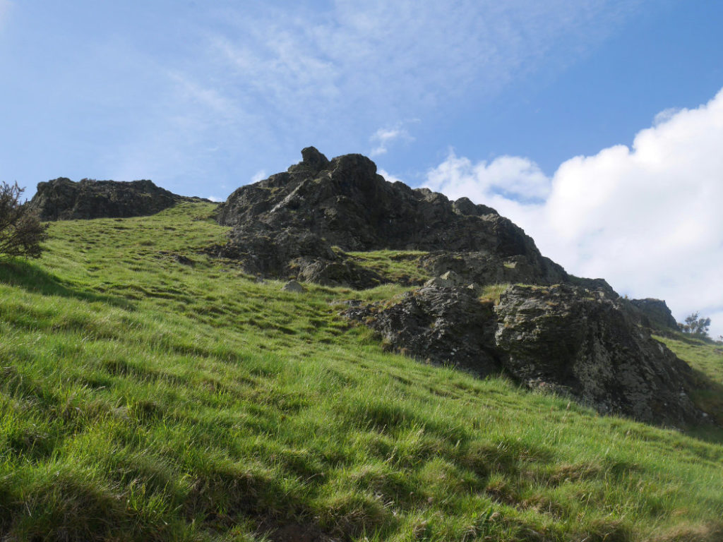 Looking back up North Hill