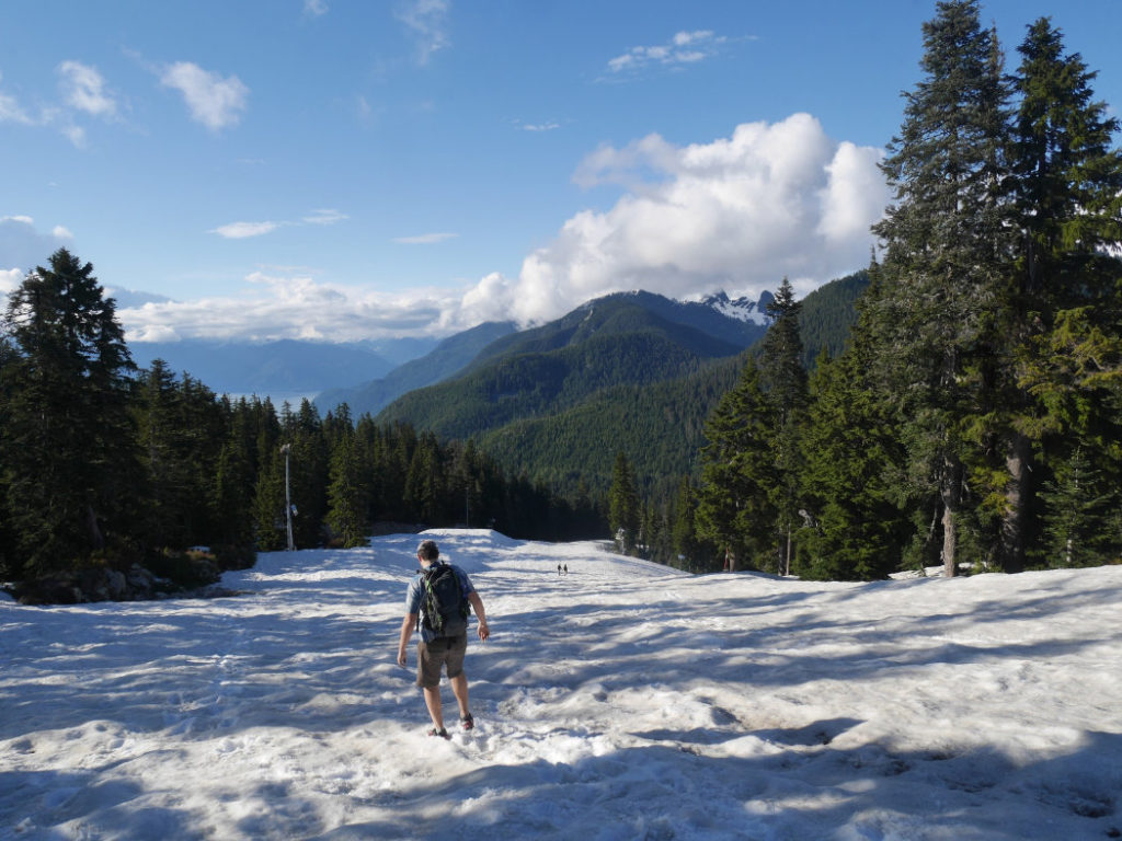 Marc and Black Mountain ski slope
