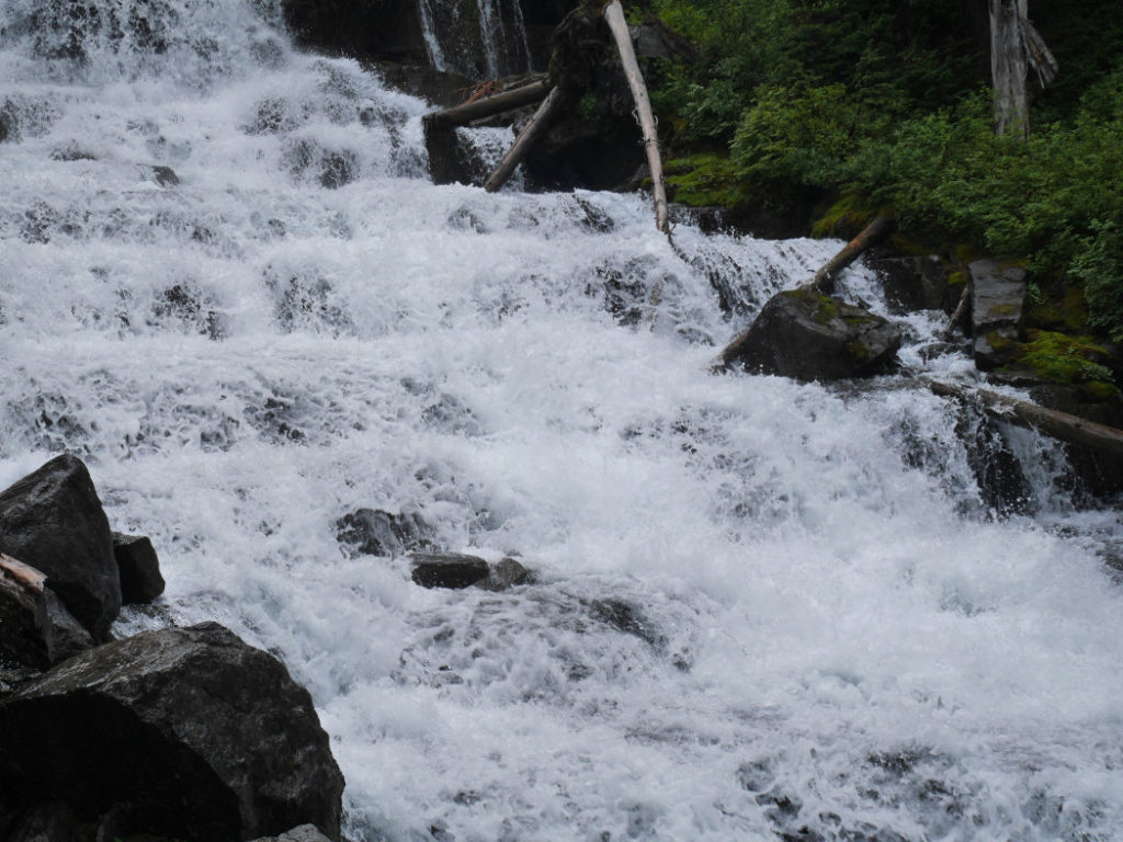 The steps of Holloway Falls