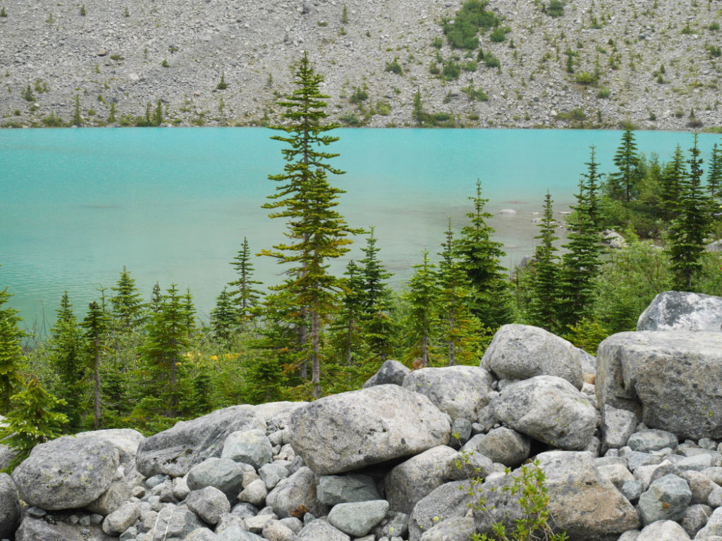 Amazing colour of Joffre Lakes